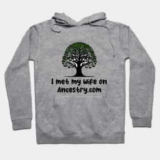 i met my wife on ancestry.com Hoodie